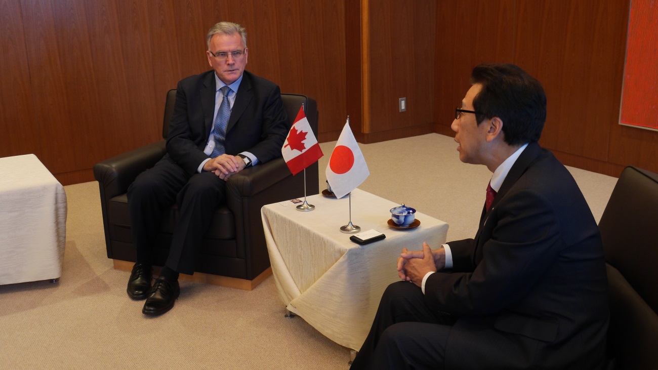 駐日カナダ大使がお越しになりました 秋元克広公式サイト|つづける、つなぐ、つぎへ WEB